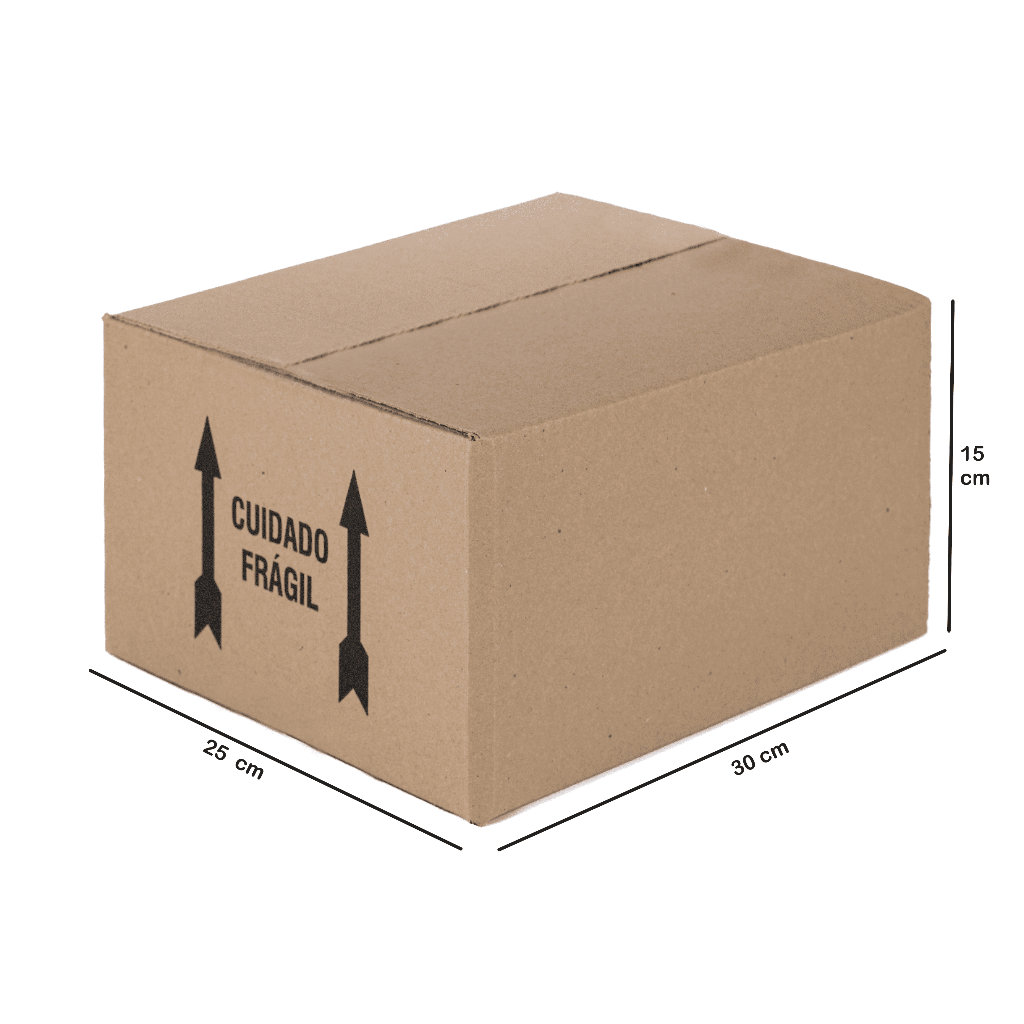 50 Caixas de Papelão 30x25x15cm - Embalagens para Envios, Sedex, Correios, Ecommerce