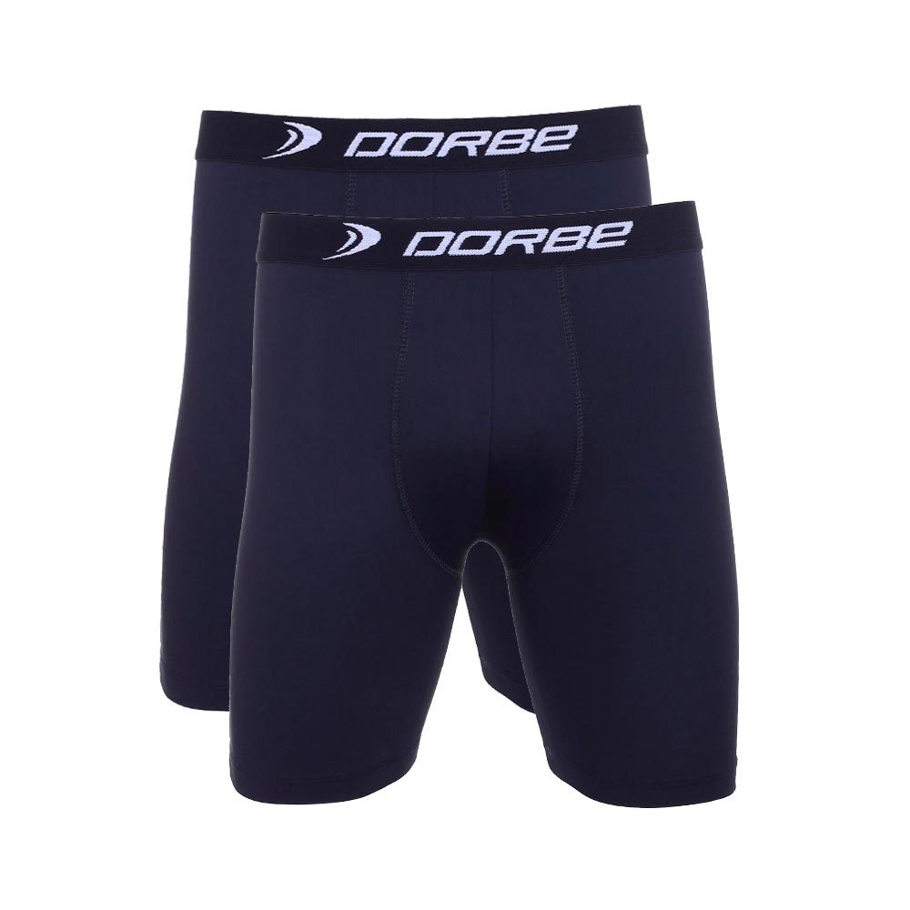 Kit 2 Cuecas Long Leg Poliamida Dorbe Não Enrola Original Cueca Longa Microfibra Masculino Ciclista