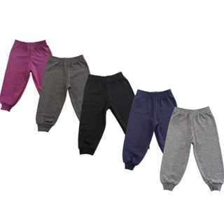 kit sortido 5 calça moletom infantil unissex inverno conforto qualidade de punho quentinha em Oferta na Shopee