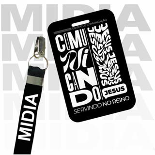 Credencial de Mídia Comunicação Personalizado – 1 mm, Laminado e Ultra Resistente em Oferta na Shopee