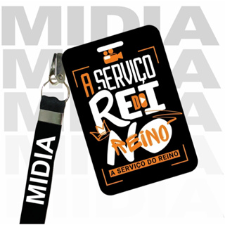 Crachá De Midia PVC C/S Cordão ( Crachá De PVC ) em Oferta na Shopee