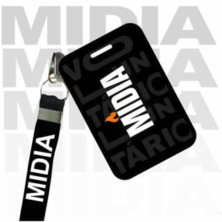 Crachá Profissional de Mídia – PVC Resistente com Impressão de Alta Definição em Oferta na Shopee