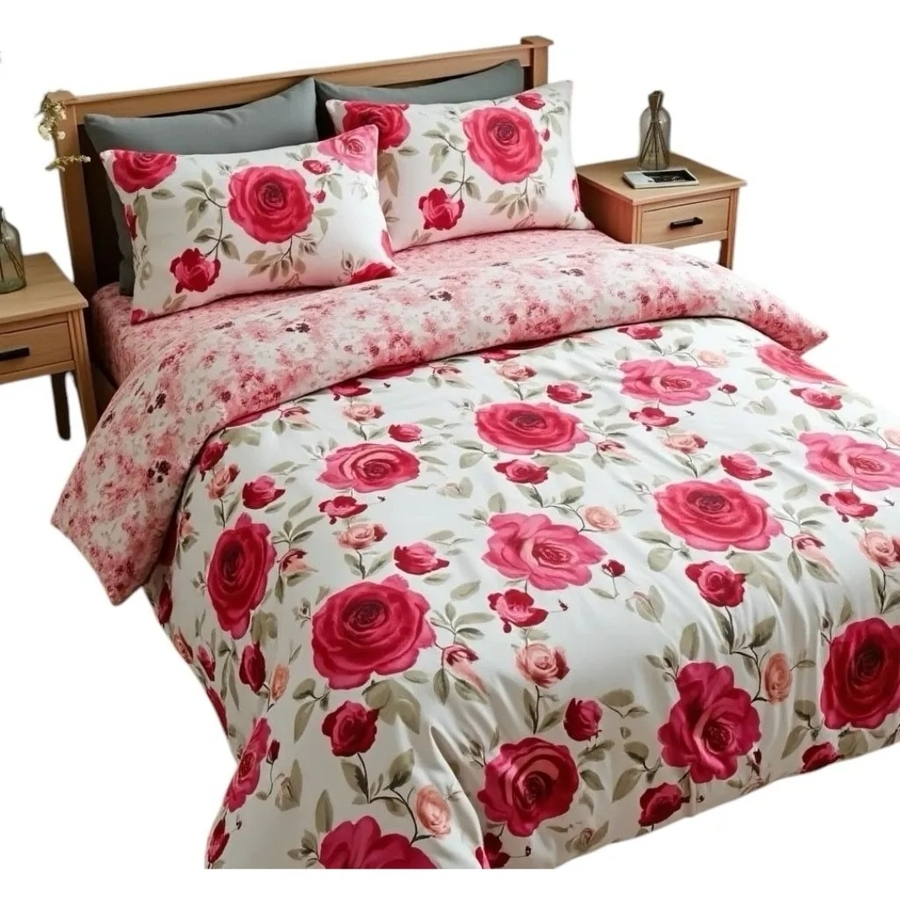 EDREDOM DUPLA FACE  CASAL AVULSO ESTAMPADO (ESTAMPAS SORTIDAS)