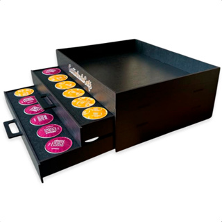 Bandeja 2 Gavetas Porta Cápsula Cantinho do Café Dolce Gusto - Bigarelli em Oferta na Shopee