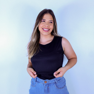 Regata Blusa Amamentação com Abertura Malha Canelada e Poliéster Amamentar Grávida em Oferta na Shopee