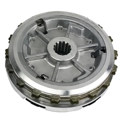 Embreagem Crypton 115 2009 a 2011 Secundária discos 18 dentes kit Completo.