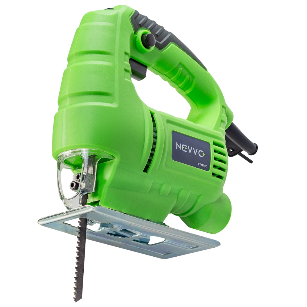 Serra Tico Tico Elétrica 220v 500w 3000rpm C/ Botão De Trava Base Regulável Ângulo 45° Ttn500 NEVVO