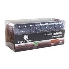 Linha De Pesca Monofilamento Aqualine Invisible Pesca Brasil 1000 METROS