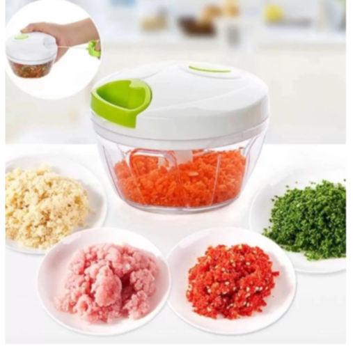 Processador de Alimentos - manual - 3 Lâminas - 500ml - Triturador legumes verduras