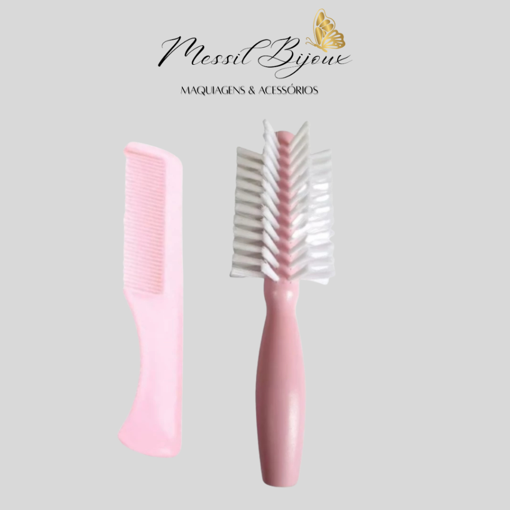 Kit Baby Pente e Escova - Marilu em Oferta na Shopee