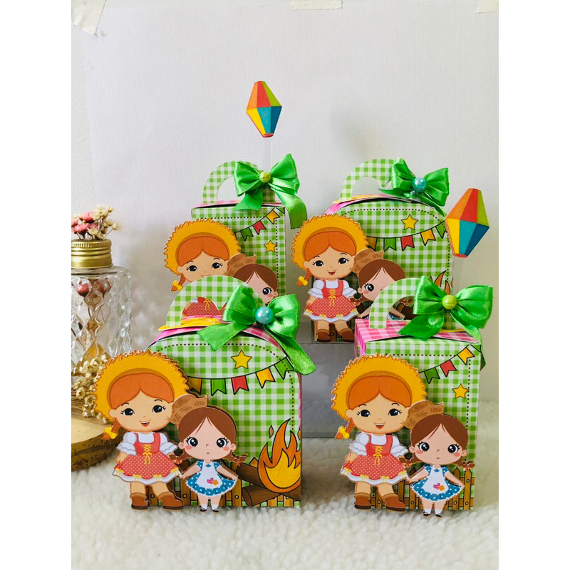 kit Caixas Personalizadas Aniversário São João- Festa Junina /Lembrancinha Festa Junina- Personalizados Festa Junina.