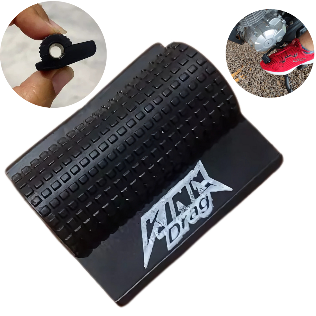 Protetor Pedal Marcha Moto Universal Protege O Tenis Sapato Borracha Macia E Resistente em Oferta na Shopee