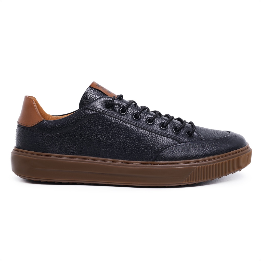 Sapatênis Masculino Casual Sneacker Lançamento em Couro Legítimo Promoção