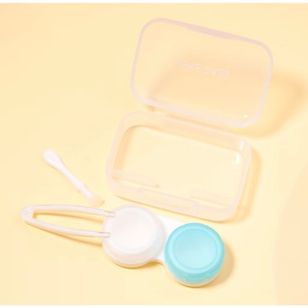 Estojo Basic para Lentes de Contato | Com Pinça e Aplicador – Design Minimalista em Oferta na Shopee