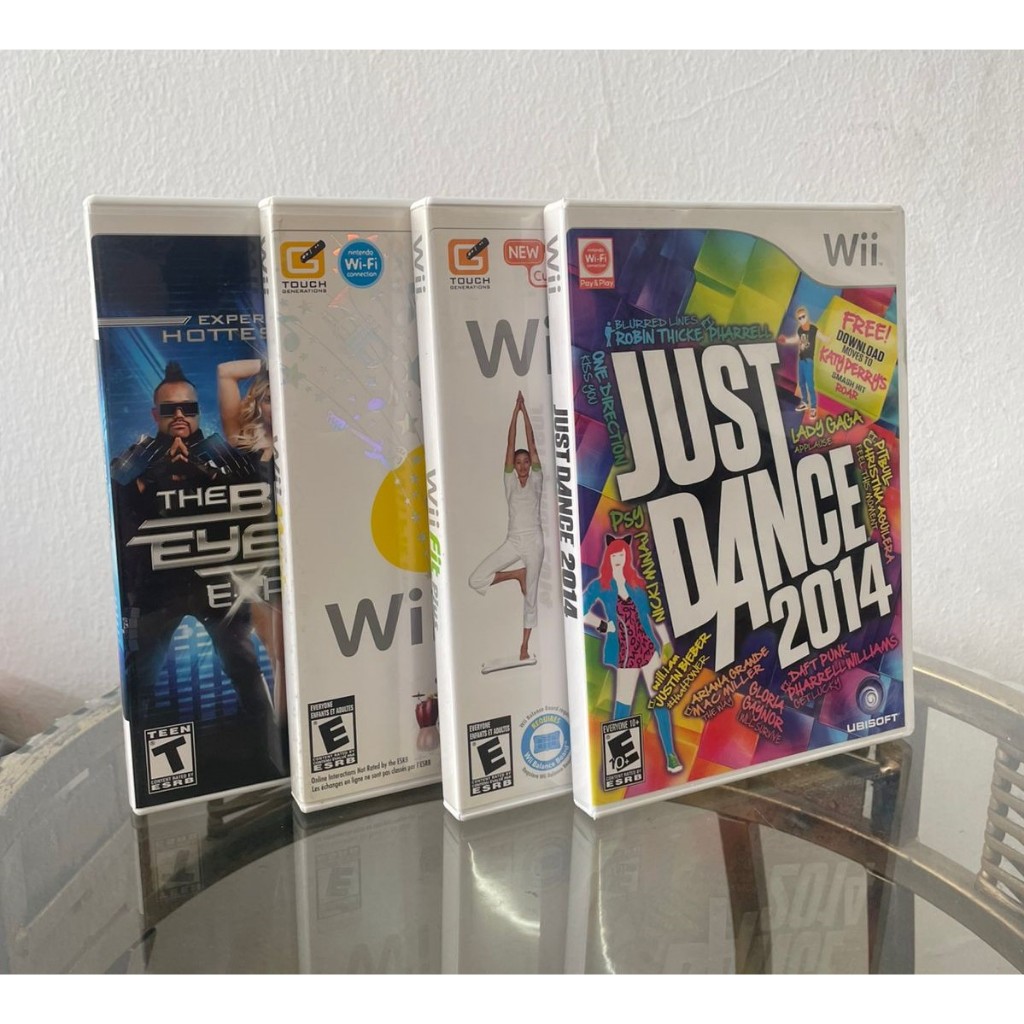 Jogos Originais de Wii Just Dance Wii Fit Plus Music The Black Eyed Peas Experience