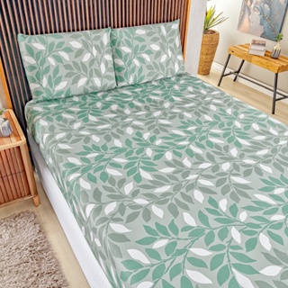 Jogo Lençol Queen  Percal 400 Fios 3 Pçs Todo Estampado Macio e Toque Acetinado em Oferta na Shopee