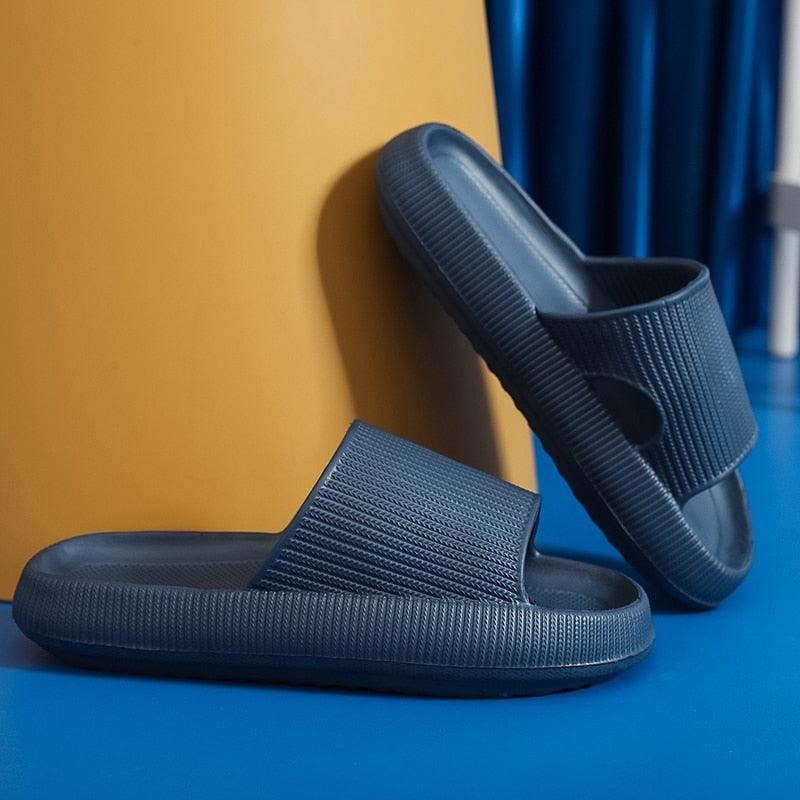 Chinelo Nuvem EVA Slide Sandália Casual Masculino Confortável Flexível Anatômico