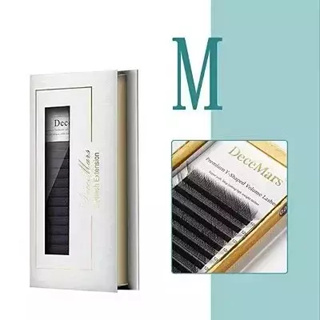 Cílios Decemars Y M-curl Efeito Delineado Volume Fox Eye Cor 0.07 M Mix 8-14mm em Oferta na Shopee