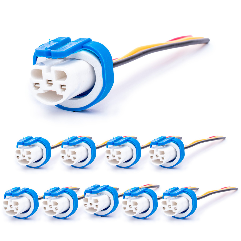 Kit 10 un Soquete De Cerâmica Para Lâmpada Hb1/hb5 | 9004/9007 Tarponn em Oferta na Shopee