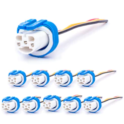 Kit 10 un Soquete De Cerâmica Para Lâmpada Hb1/hb5 | 9004/9007 Tarponn