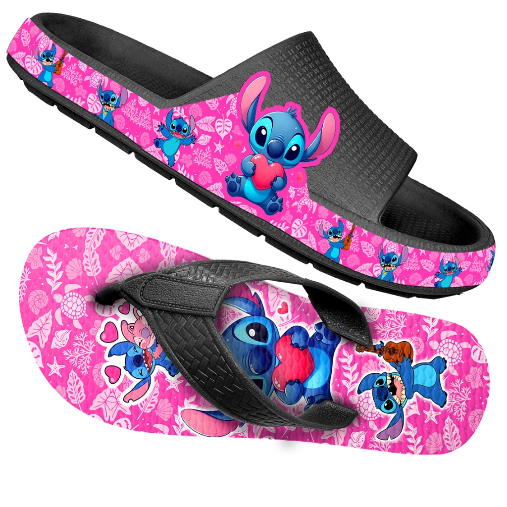 KIT Chinelo Nuvem + Chinelo Borracha Papete Infantil Menina Confortável Desenhos estampas Personagem em Oferta na Shopee