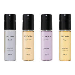 Body Spray Eudora Desodorante Masculino 100ml | Club 6, Volpe, Intention e Impression (a escolher)