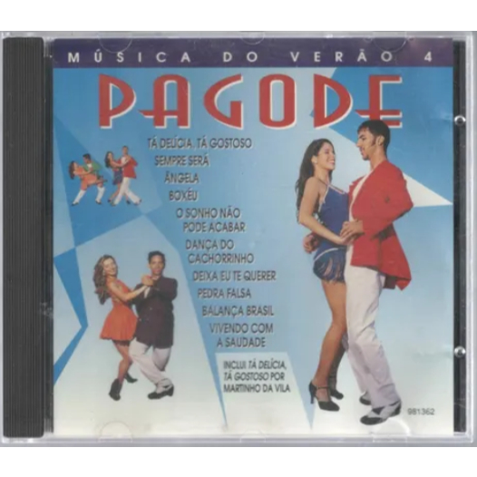 CD MUSICA DO VERÃO 4 PAGODE