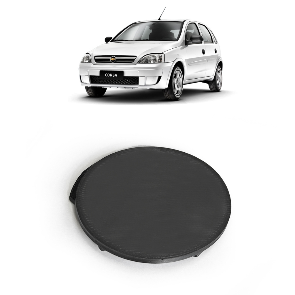 Tampa Reboque Guincho Chevrolet Corsa/Montana 02 03 04 05 06 07 08 09 10 11 Capa Furo Para-choque Dianteiro