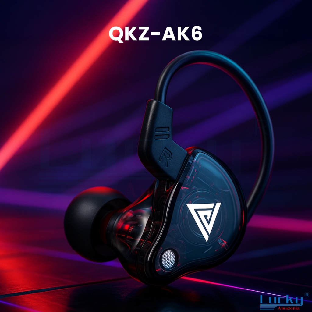 Fone de Ouvido Fio Qkz Ak6 Gamer Intra Auricular P2 3.5mm Microfone Áudio Pc Celular Música — R$ 28,41 em Shopee