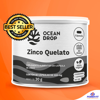 Zinco Quelato 500mg 60 Cápsulas - Ocean Drop em Oferta na Shopee