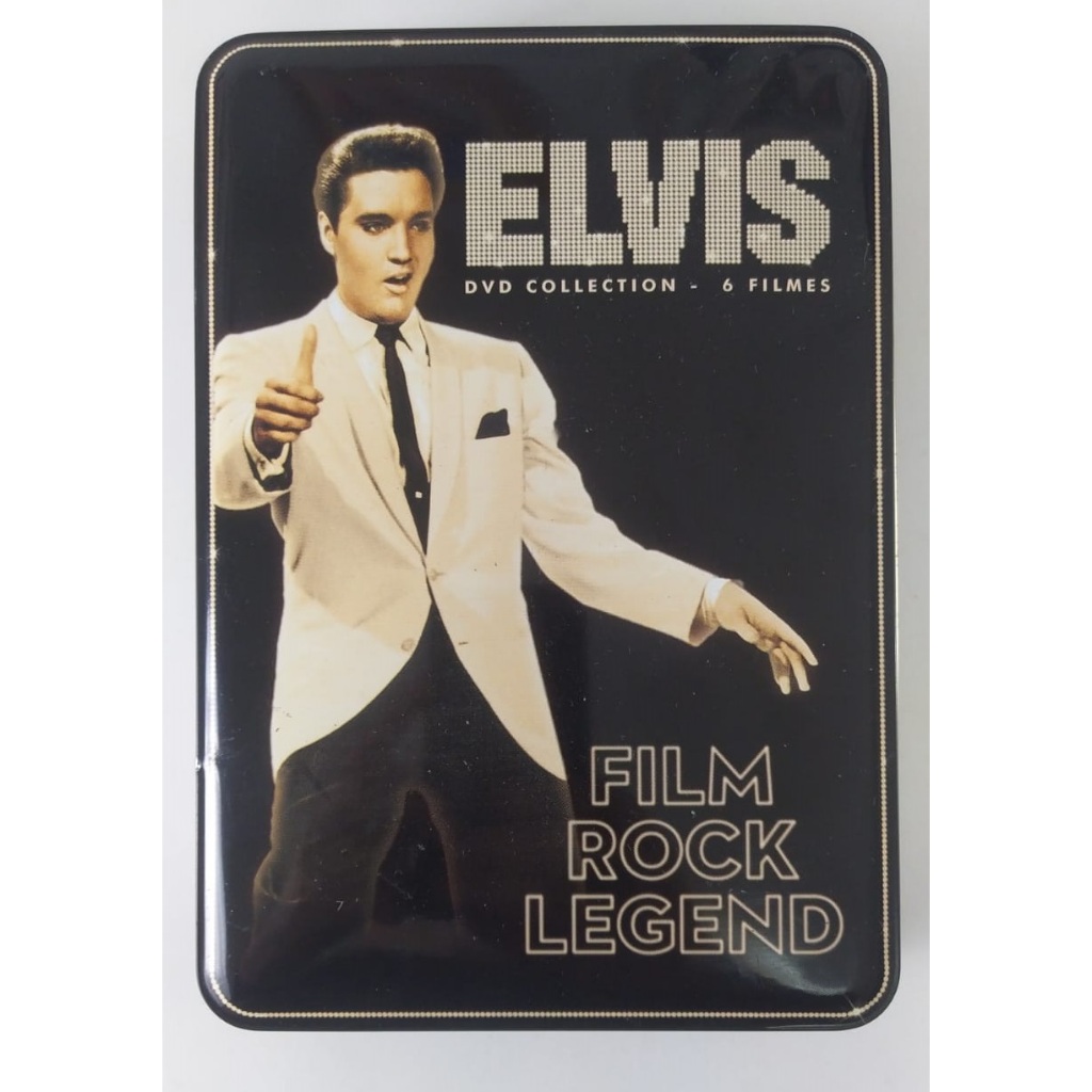 DVD Especial Coletânea Elvis Presley - Box, 6 Filmes e Encartes - Excelente conservação - COMPLETO