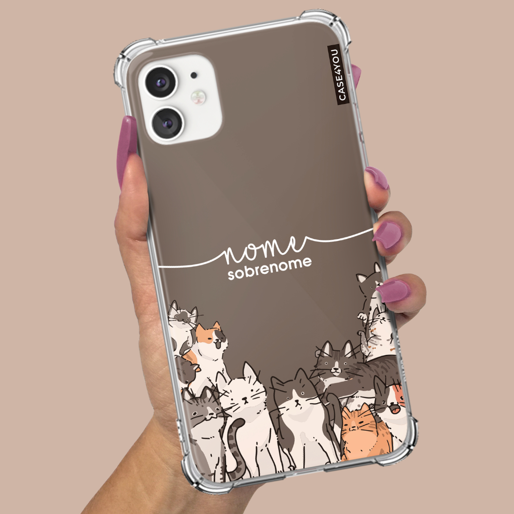 Capa Capinha para Xiaomi Redmi Note 10 Note 11 Note 12 Note 13 Note 14 Pro Plus Anti-impacto Gatos 2