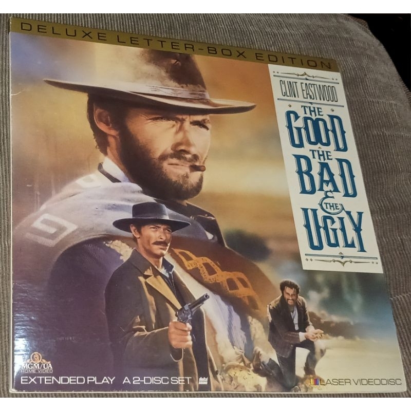 LD duplo the good the bad the ugly laser disc edição deluxe importado