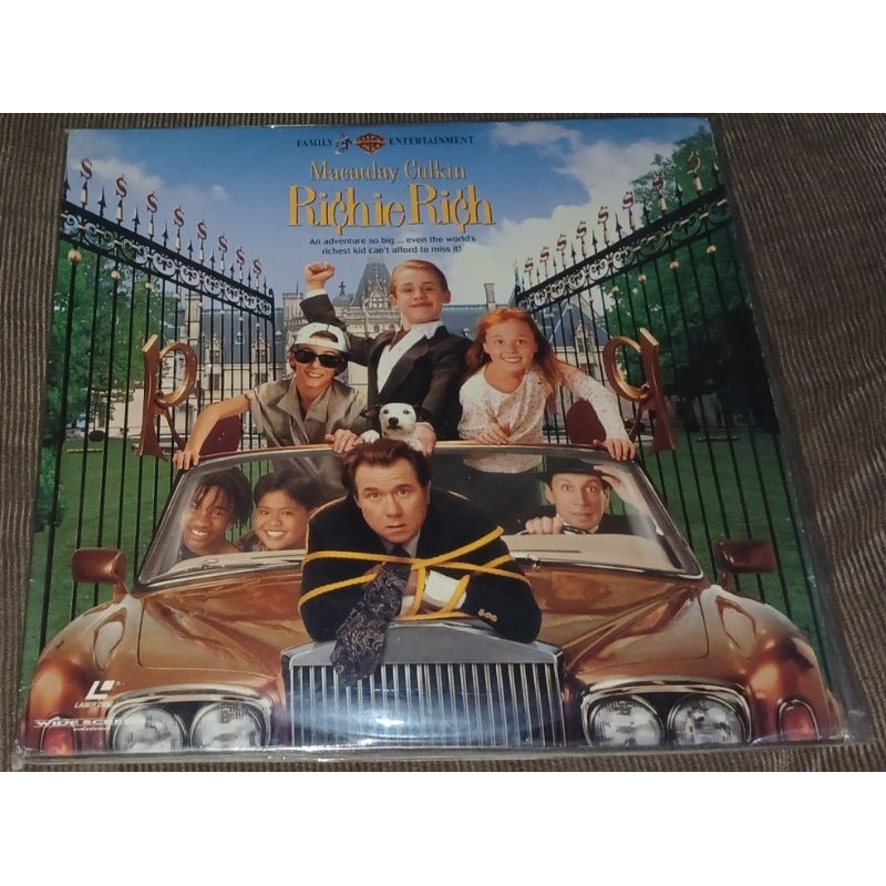 LD Richie Rich Macaulay Calkin laser disc importado