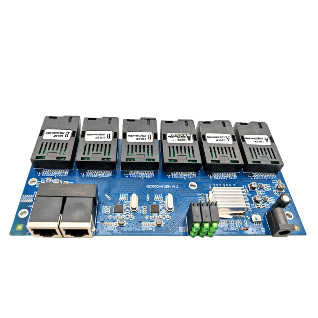 Switch Gigabit 6 Fibra Sc A/b E 2 Rj45