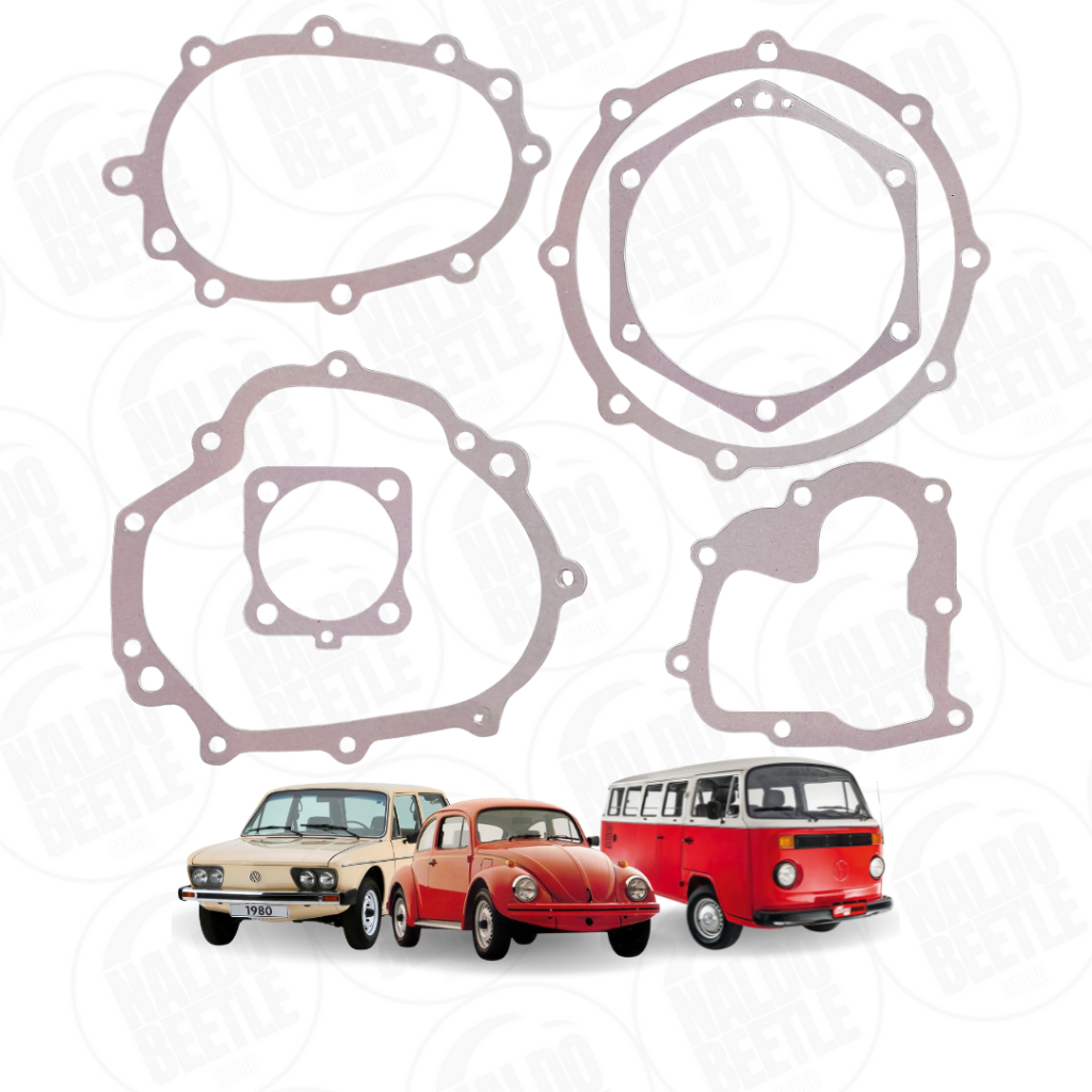 Jogo de Juntas do Cambio VW a ar - Fusca, Brasília, Gol BX, Kombi, etc. - SEM ANEL