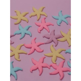 Aplique estrela do mar fofa - Estrela do mar delicada - Aplique de laço para cabelo