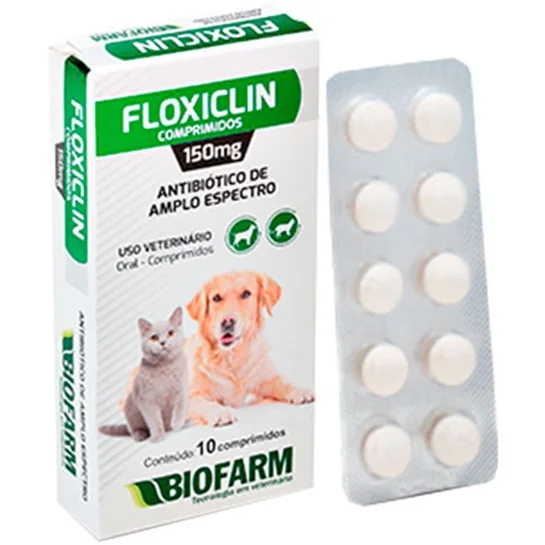 Floxiclin Biofarm 50 mg Antibiótico Cão e Gato · foto 2