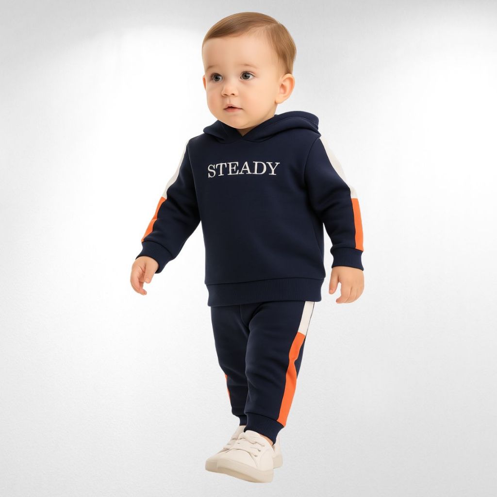 Conjunto Moletom Bebê Inverno Flanelado Inverno