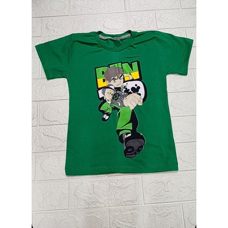Camiseta Infantil Ben 10 Menino Manga Curta Gola Reforçada 100% Algodão