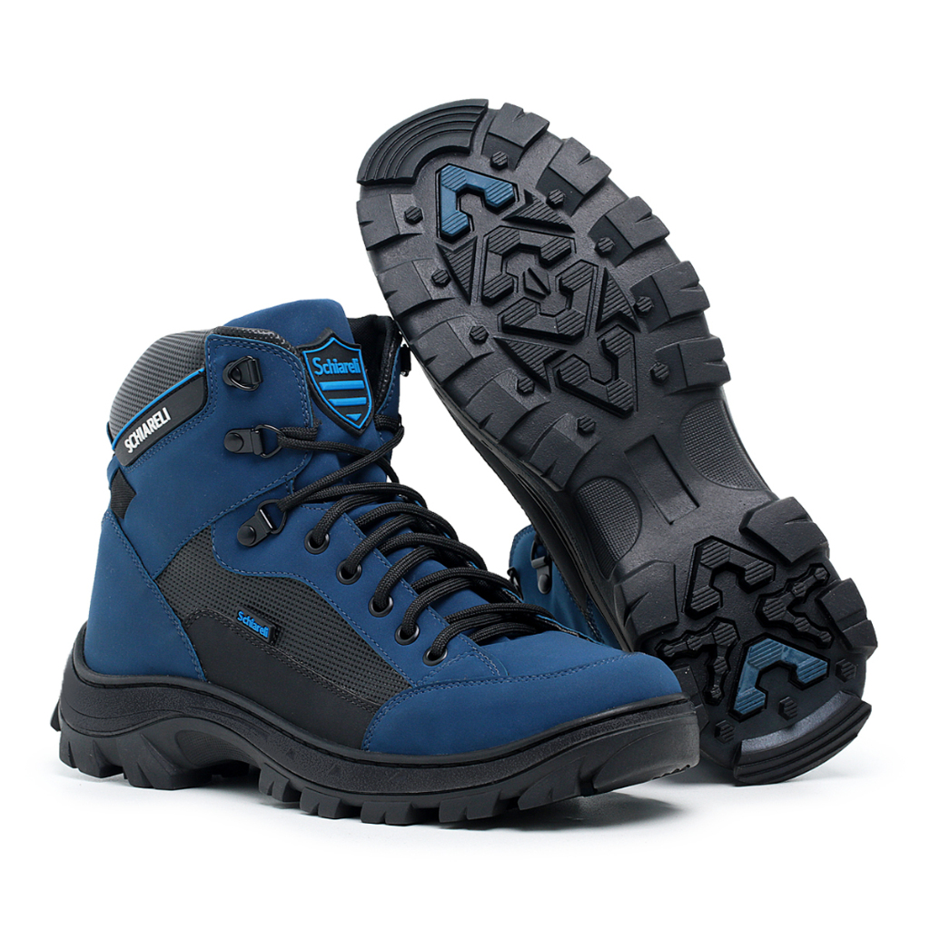 Bota Coturno Adventure Masculino Trilha Sola Tratorada Especial Para Atritos Trilha Worker
