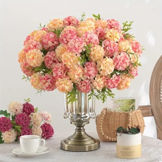 Buquê de Hortênsia Flores Artificias Ramos Cravo Decoração Casamento Arranjos Festas Casa - XX801839 em Oferta na Shopee