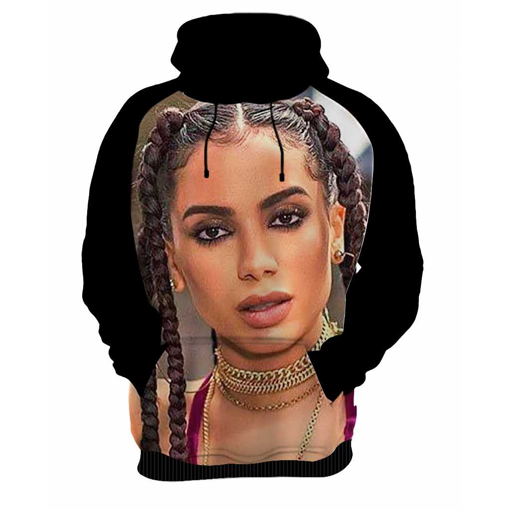 blusa moleton anitta cantora