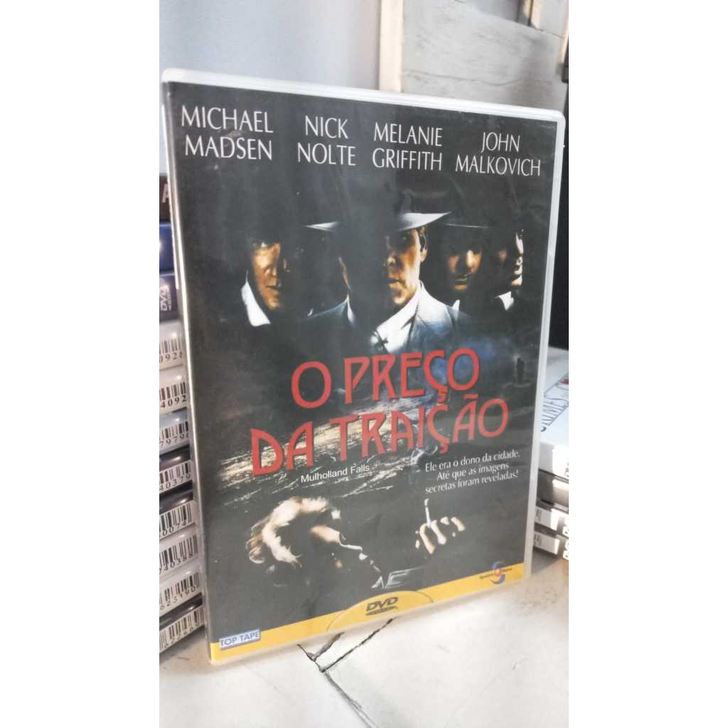 dvd O Preço da Traição - Michael Madsen, Nick Nolte, Melanie Griffith e John Malkovich -Original - NOVO