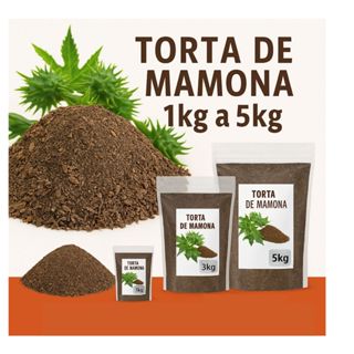 5kg Torta de Mamona para Plantas | Adubo Orgânico Natural - Hortas, Frutas e Flores em Oferta na Shopee