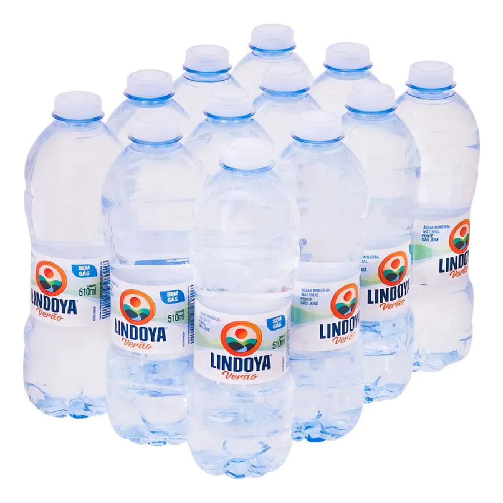Água Mineral Natural Sem Gás Lindoya Verão Fardo C/12 510ml em Oferta na Shopee