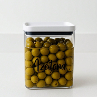Pote Hermético para Azeitona 1,3L com Tampa Vedação – Transparente em Oferta na Shopee