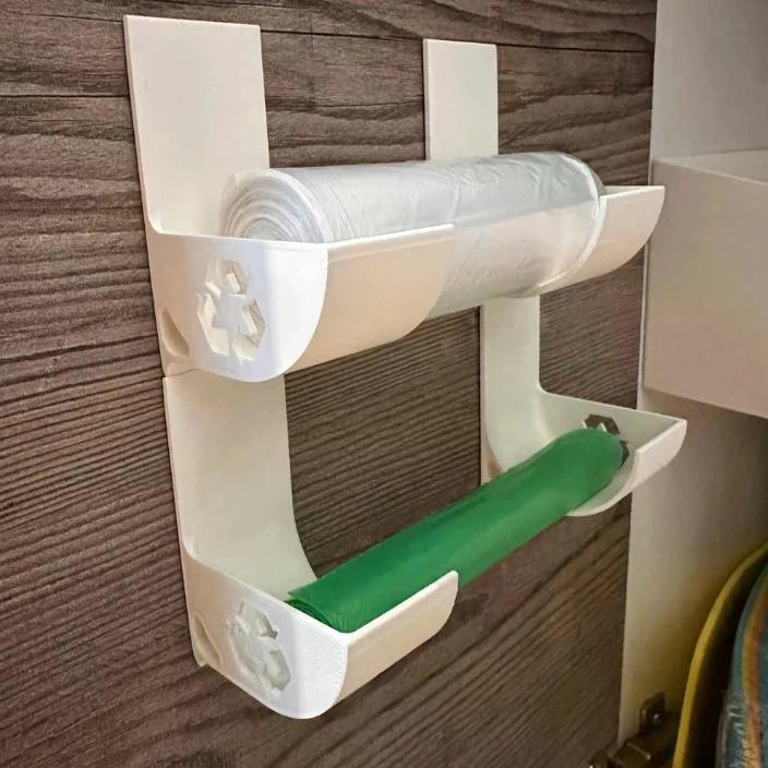 Suporte para sacos plasticos lixo ou utensilios de cozinha