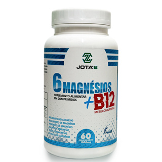 6 Magnésios + B12 Metilcobalamina – JOTA'B - Energia, Músculos e Sistema Nervoso em Oferta na Shopee