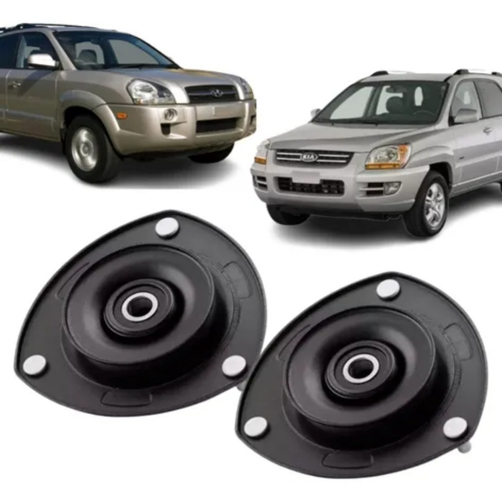 Par Coxim Amortecedor Dianteiro Tucson 2005 a 2016 Santa Fé 2003 a 2005 Sportage 2004 a 2009